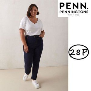 NWT   PENNINGTONS 1948 FIT STRAIGHT LEG JEANS plus size petite